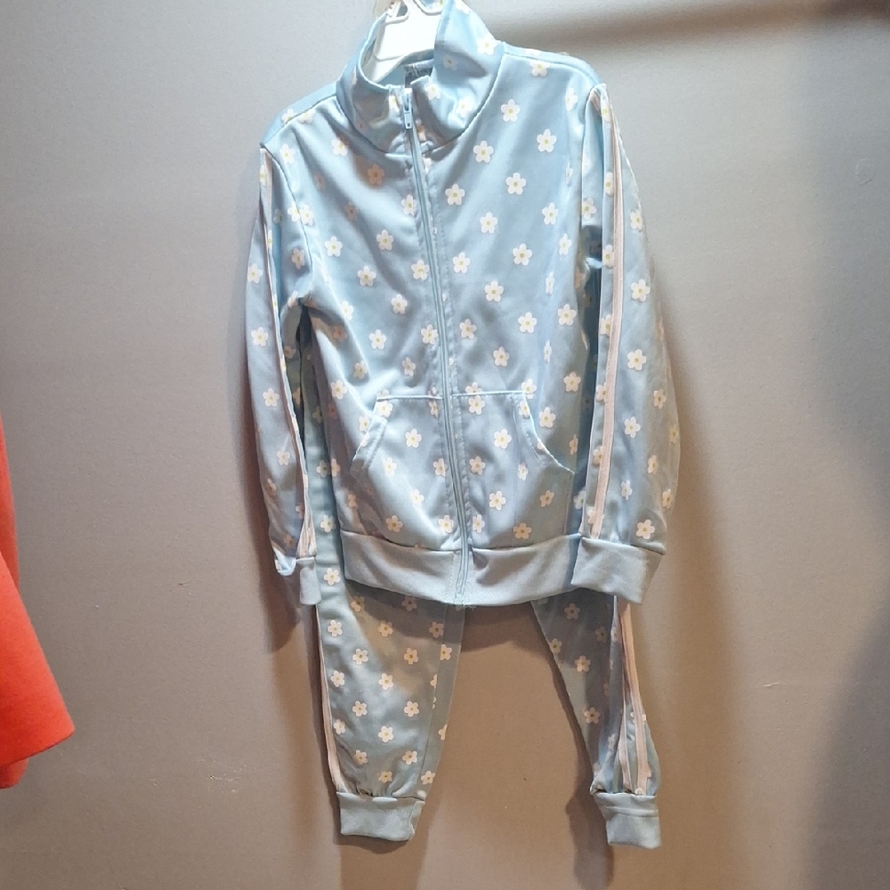 Kids Blue Floral Matching Set